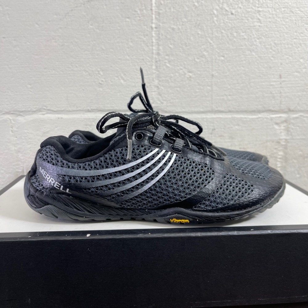 Merrell Pace Glove‎ J03914 Black Barefoot Minimalist Running Shoes Women's 7 US